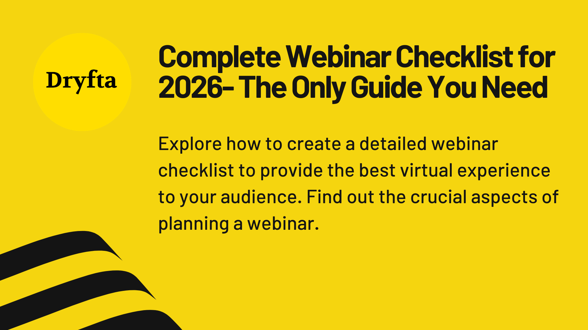 Complete Webinar Checklist for 2026 – The Only Guide You Need