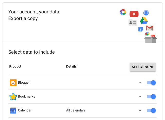 google-data-archive