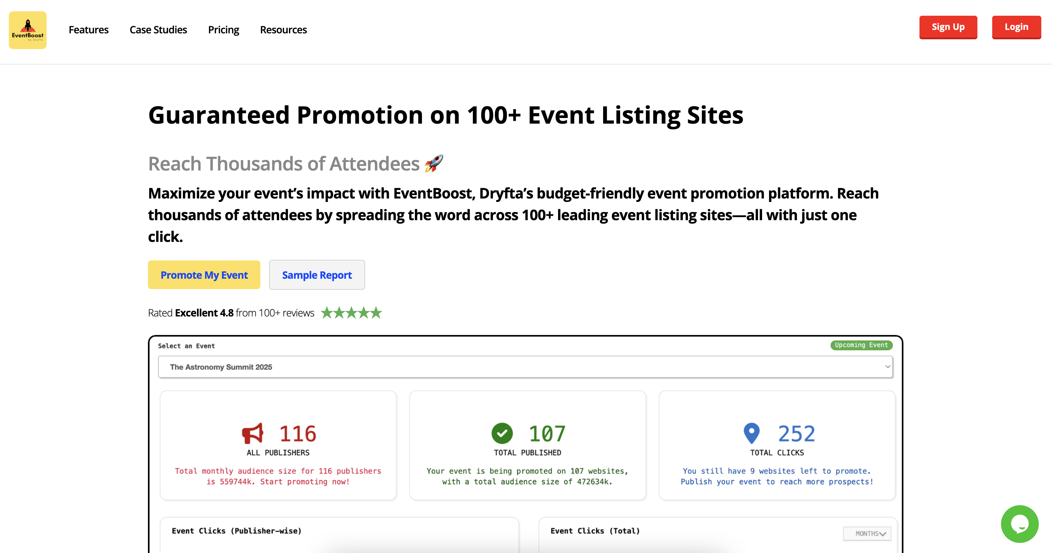 Event marketing platform