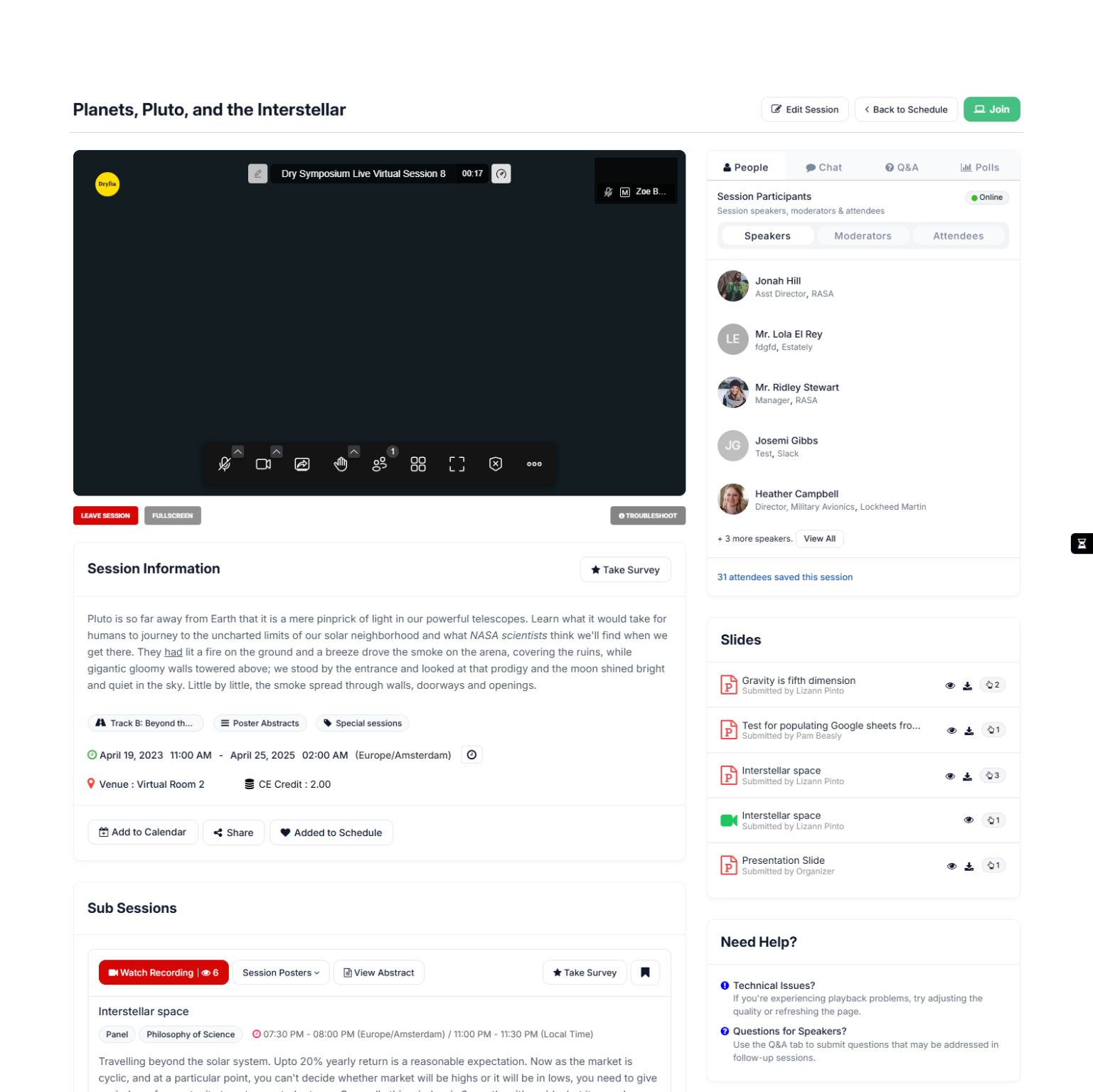 Reimagining Research Events With Live Meetings and Webinars