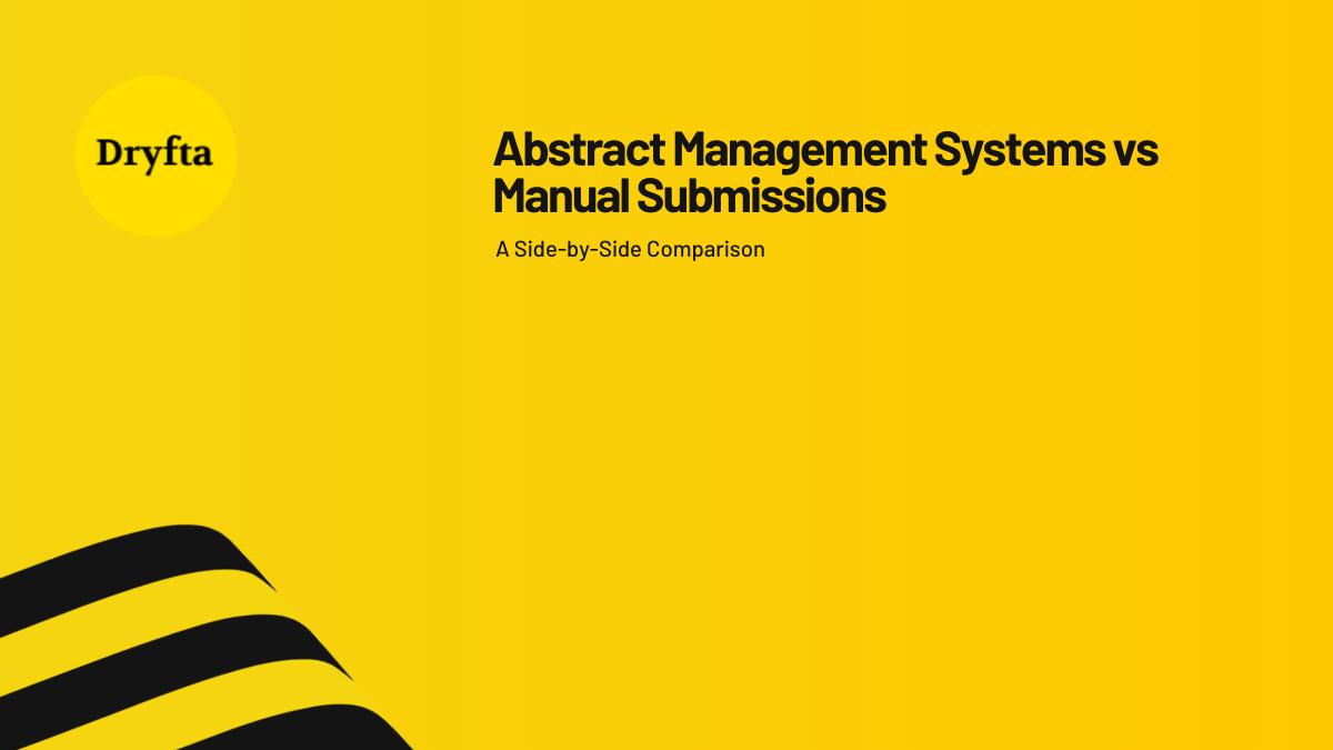 Abstract Management Systems vs Manual Submissions