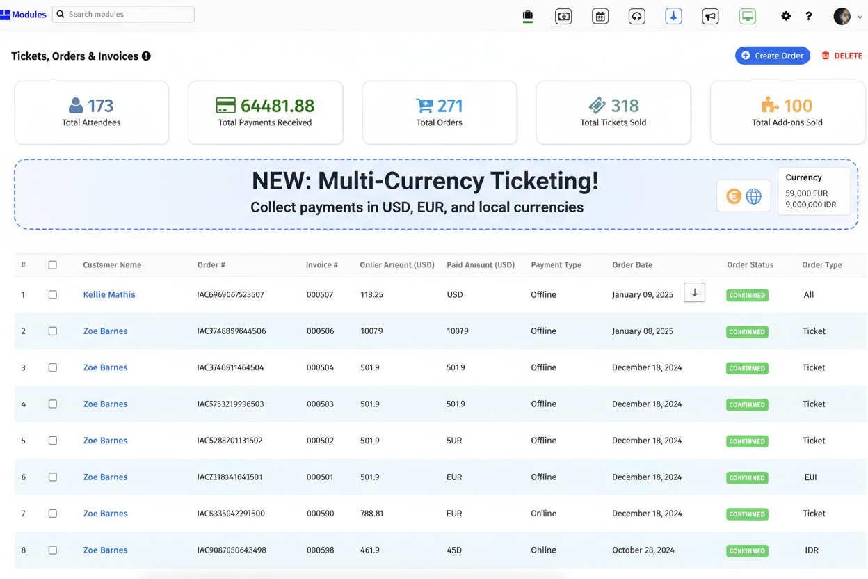 Introducing Multi-Currency Ticketing for Global Events