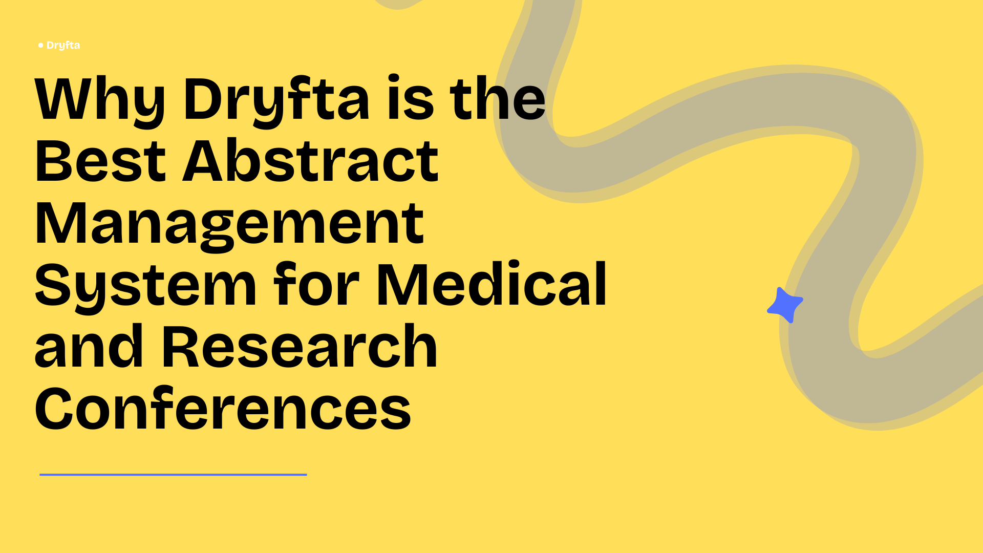Dryfta: Abstract Management Software for Medical Events