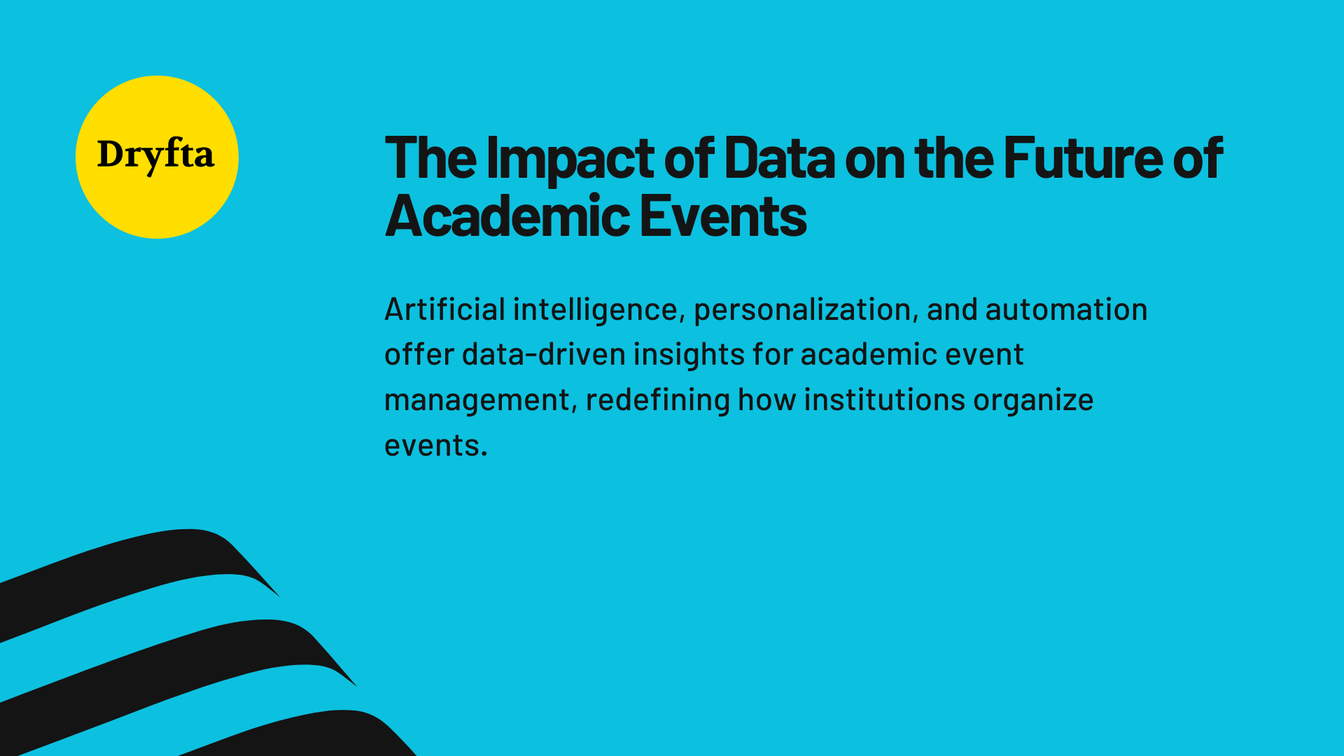 The Impact of Data on the Future of Academic Events