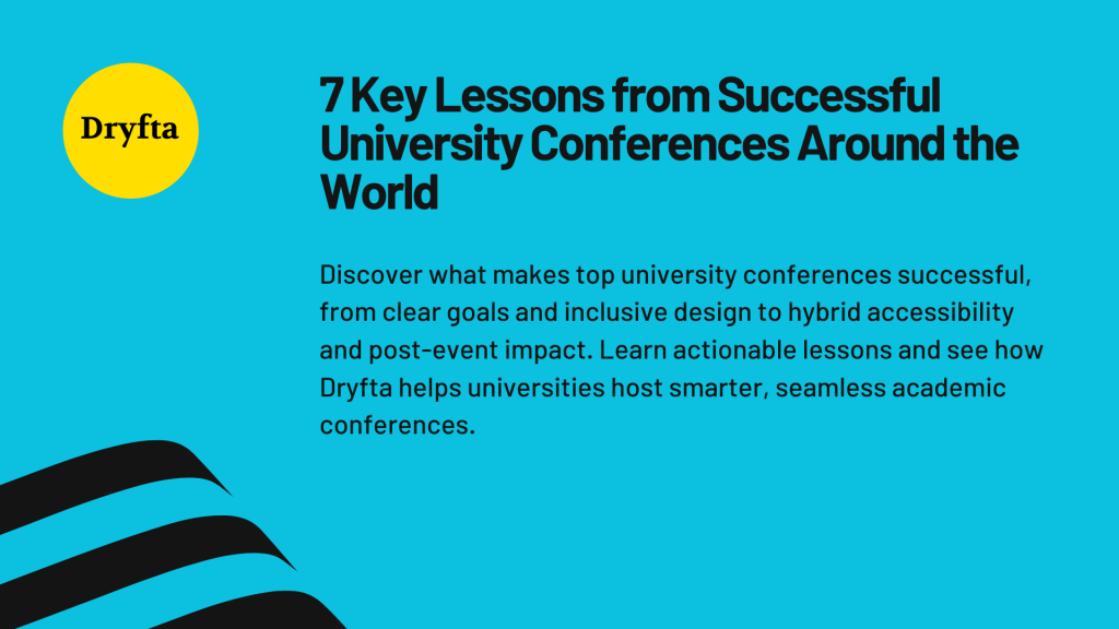 7 Lessons from Successful University Conferences