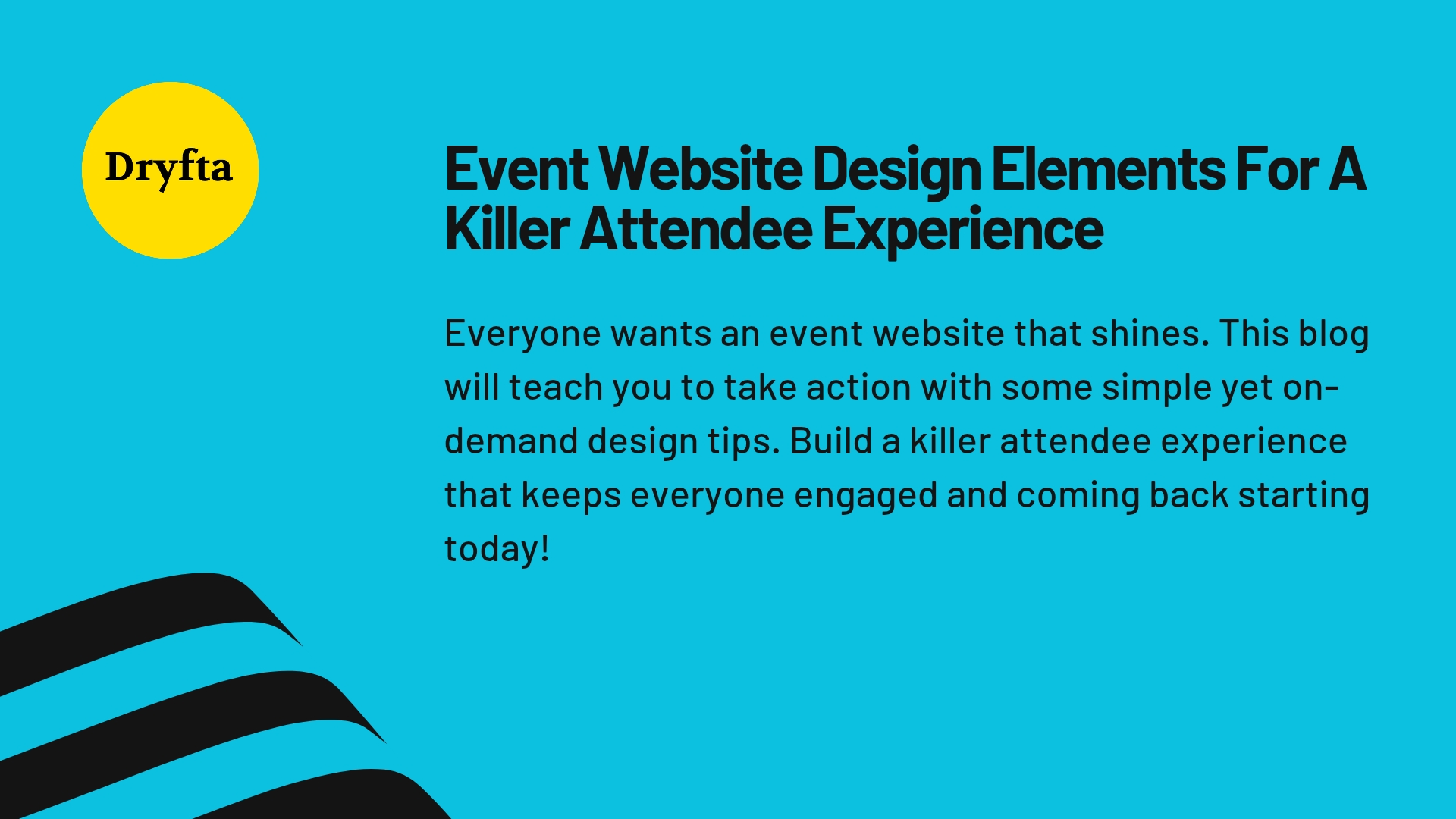 Event Website Design Elements For A Killer Attendee Experience