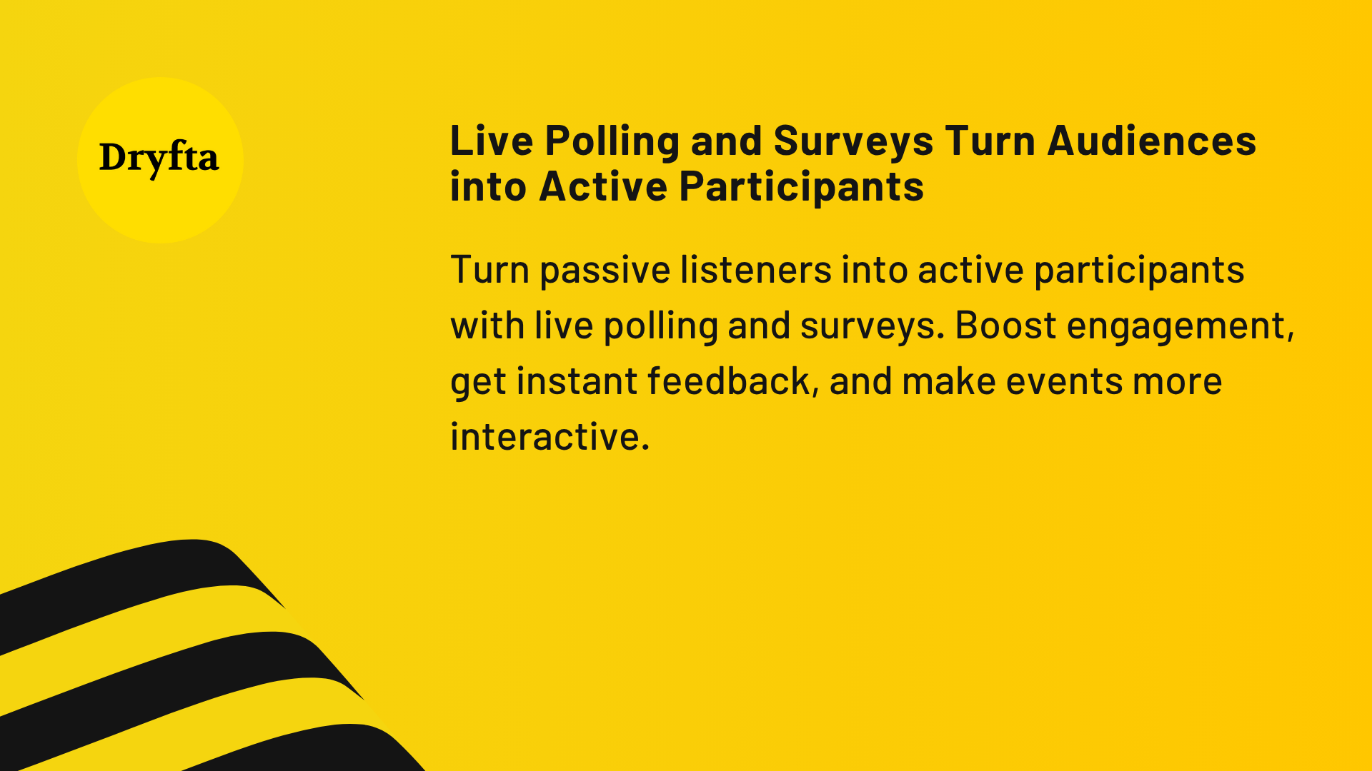 Live Polling and Surveys Turn Audiences into Active Participants