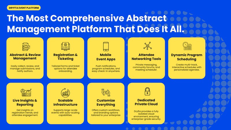 Dryfta, an all-in-one event management platform