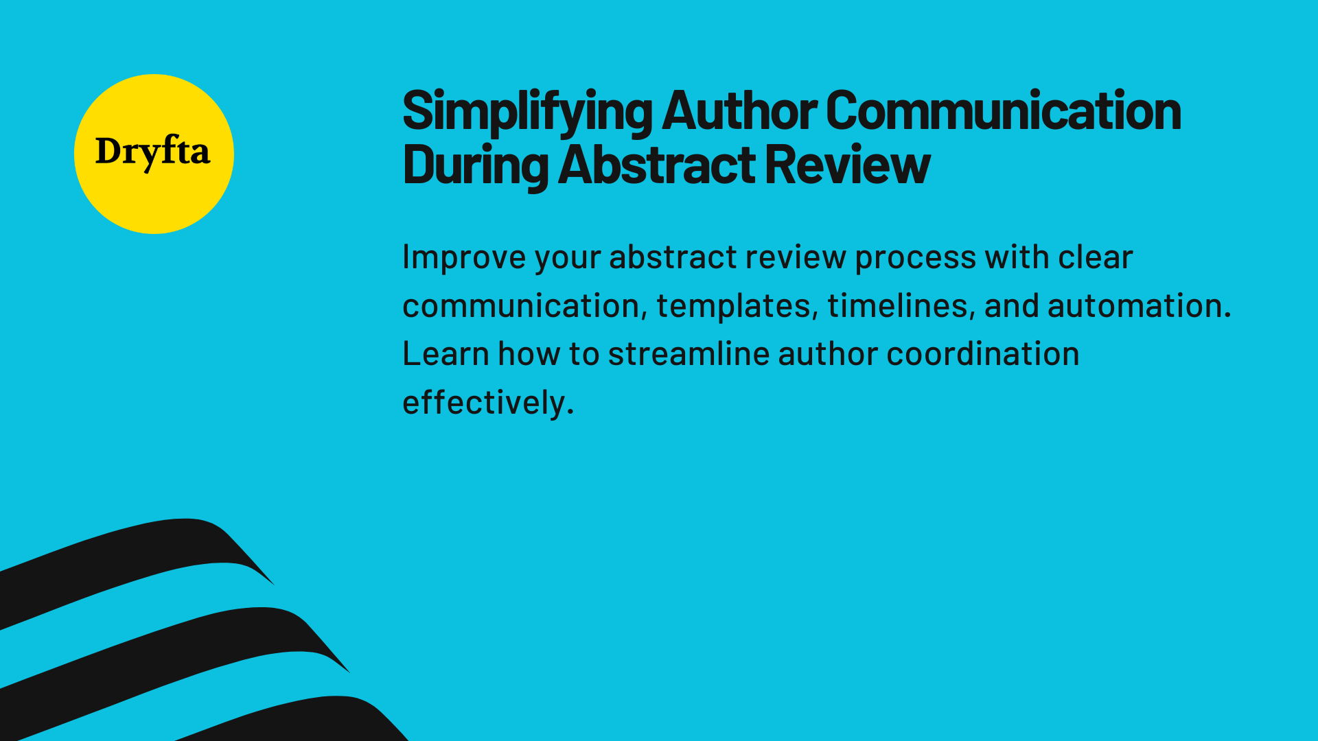 Simplifying Author Communication During Abstract Review