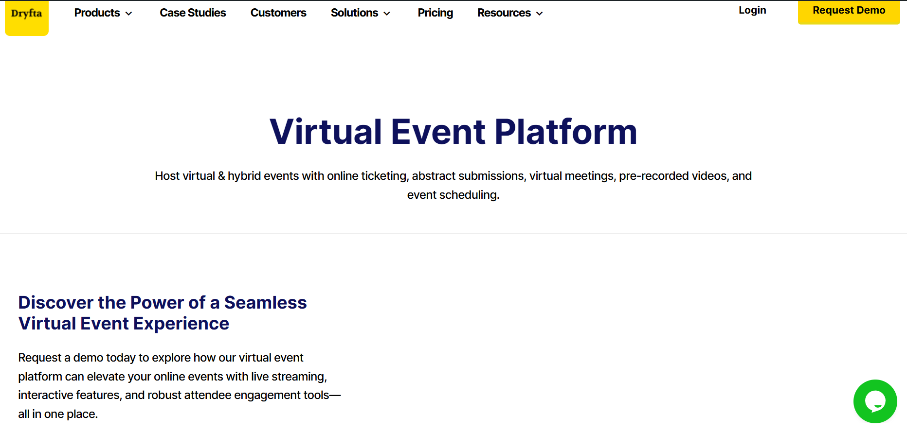 Dryfta Virtual & Hybrid Meeting Hosting