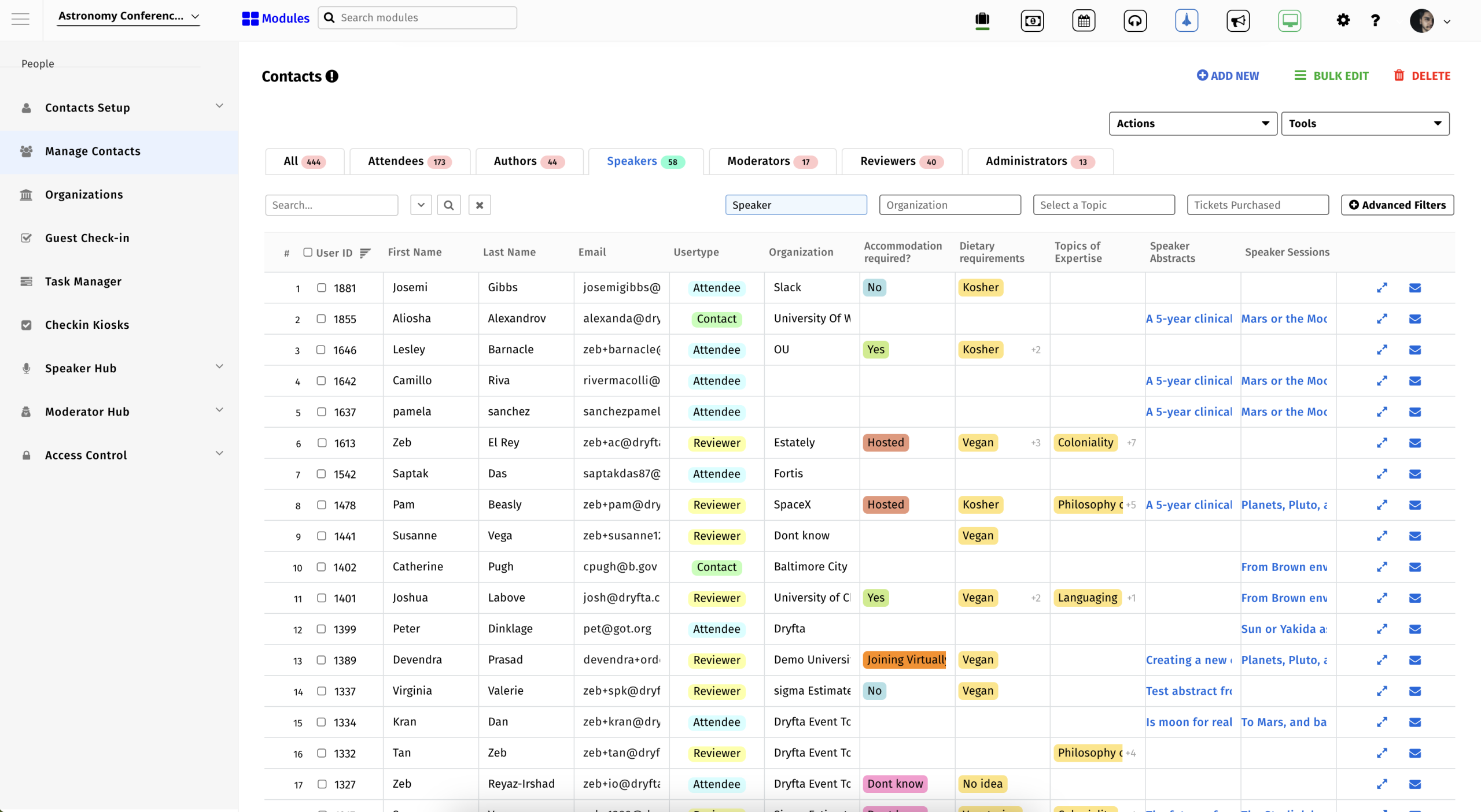Internal communication