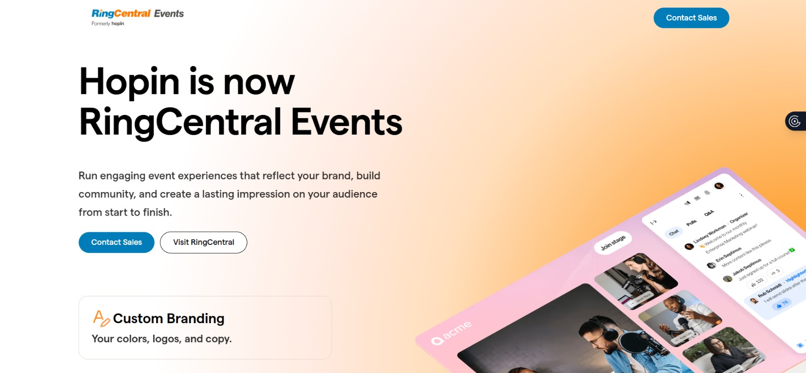 RingCentral Events (Formerly Hopin)