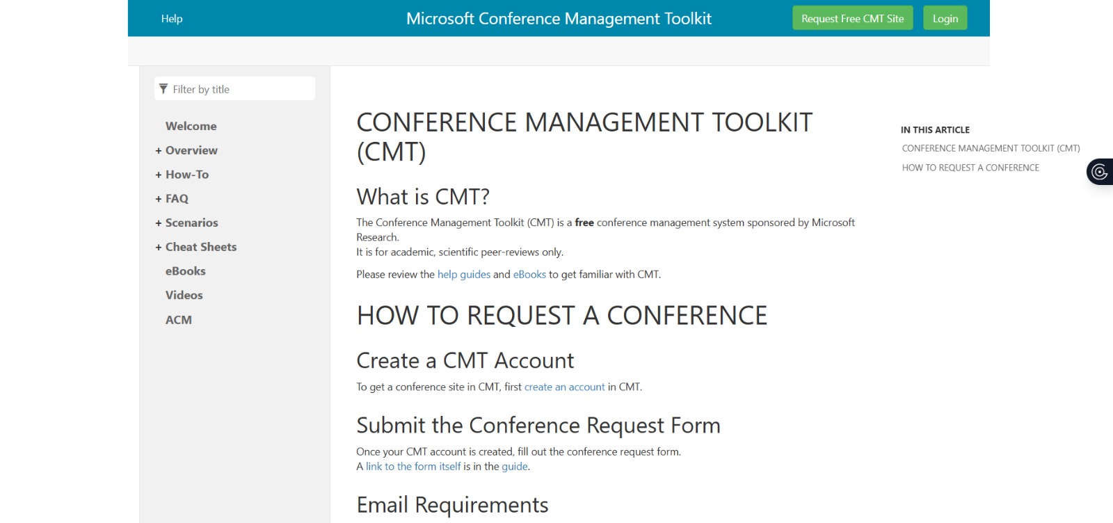  Microsoft CMT (Conference Management Toolkit): The Trusted Engine Behind Large-Scale Academic Peer Reviews