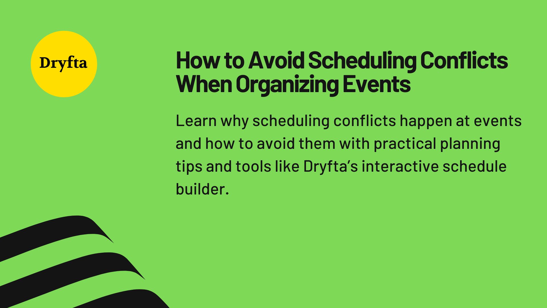 How to Avoid Scheduling Conflicts When Organizing Events