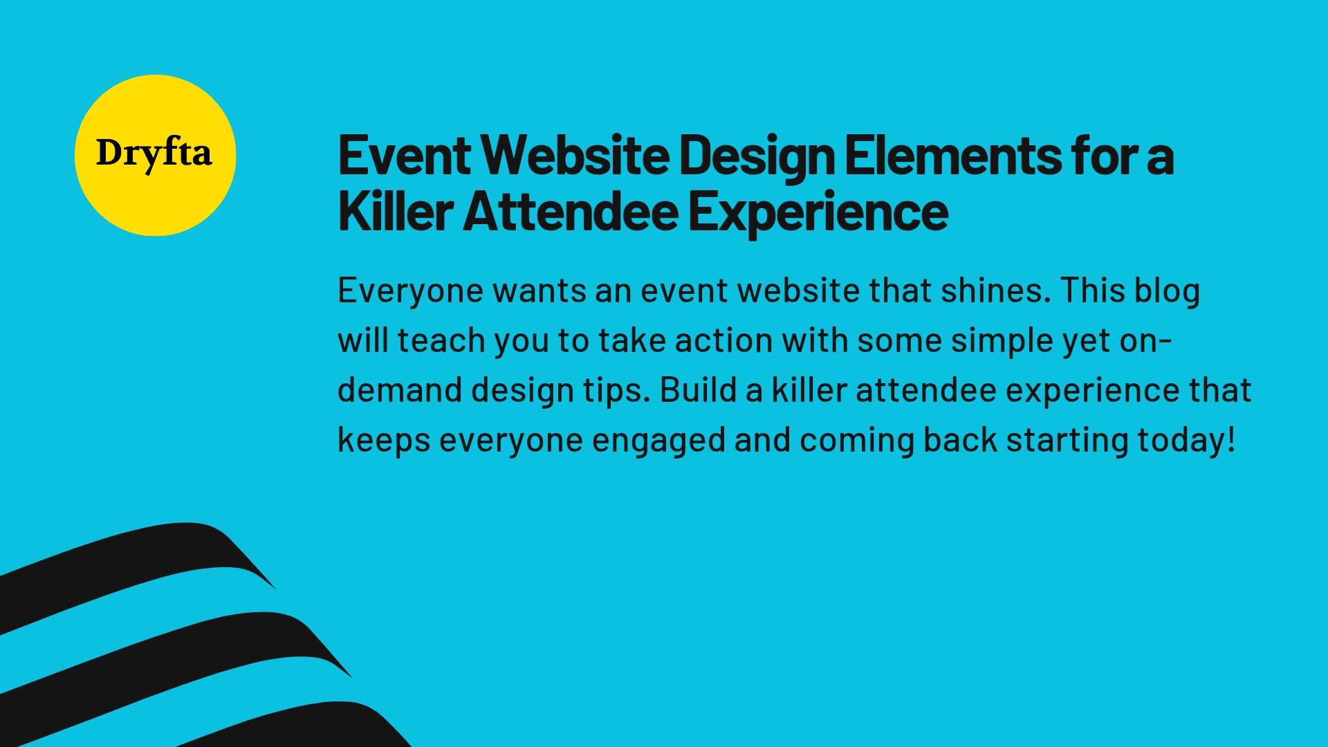 Event Website Design Elements for a Killer Attendee Experience