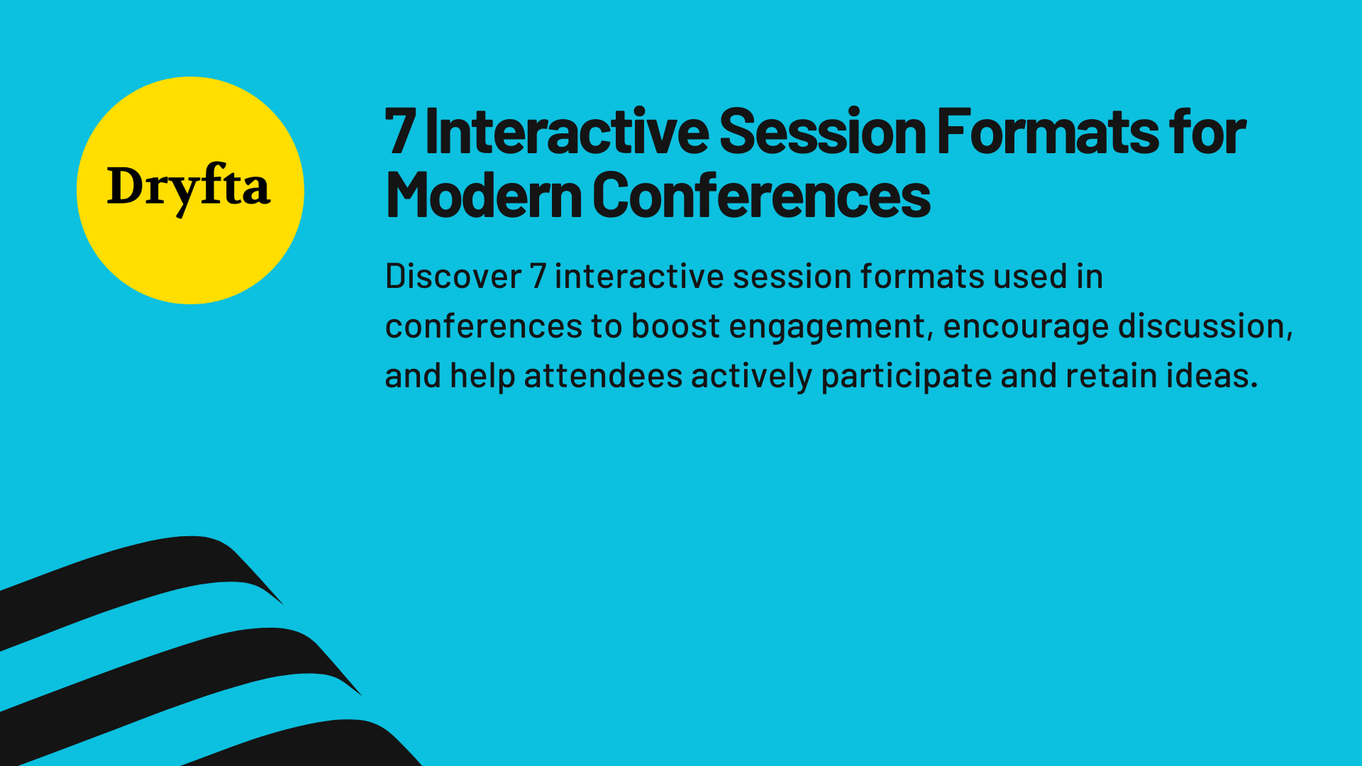 7 Interactive Session Formats for Modern Conferences