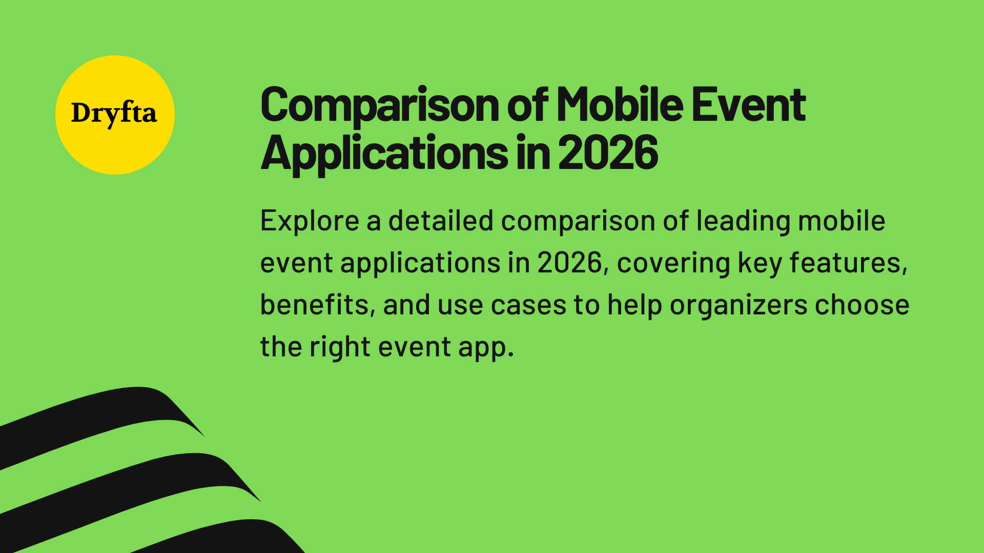 Comparison of Mobile Event Applications in 2026