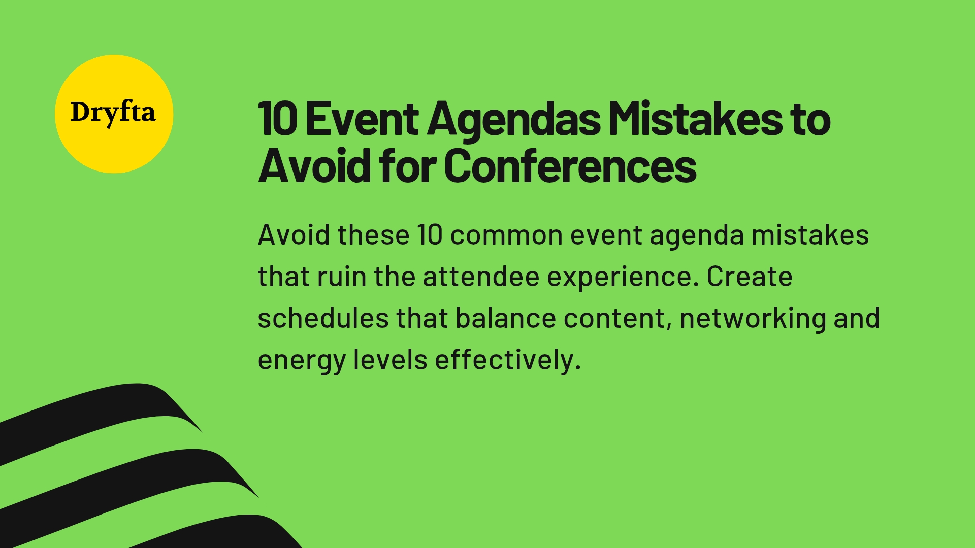 10 Event Agendas Mistakes to Avoid for Conferences