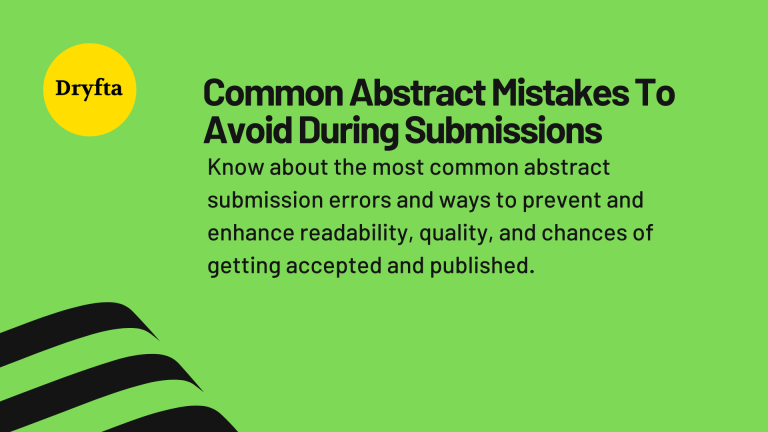 Inoffensive Abstract Common Abstract Mistakes to Avoid During Submissions