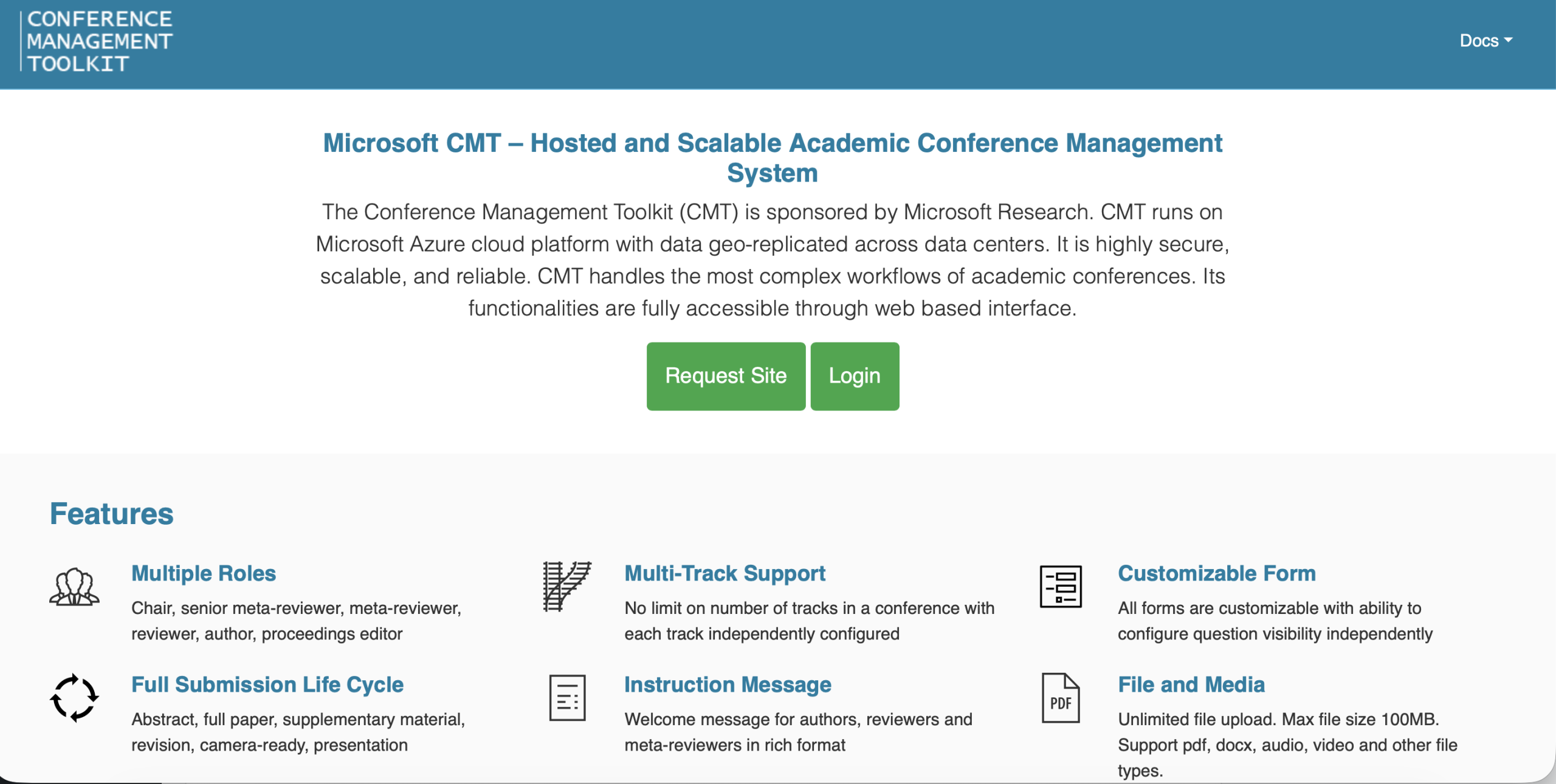Microsoft CMT (Conference Management Toolkit)