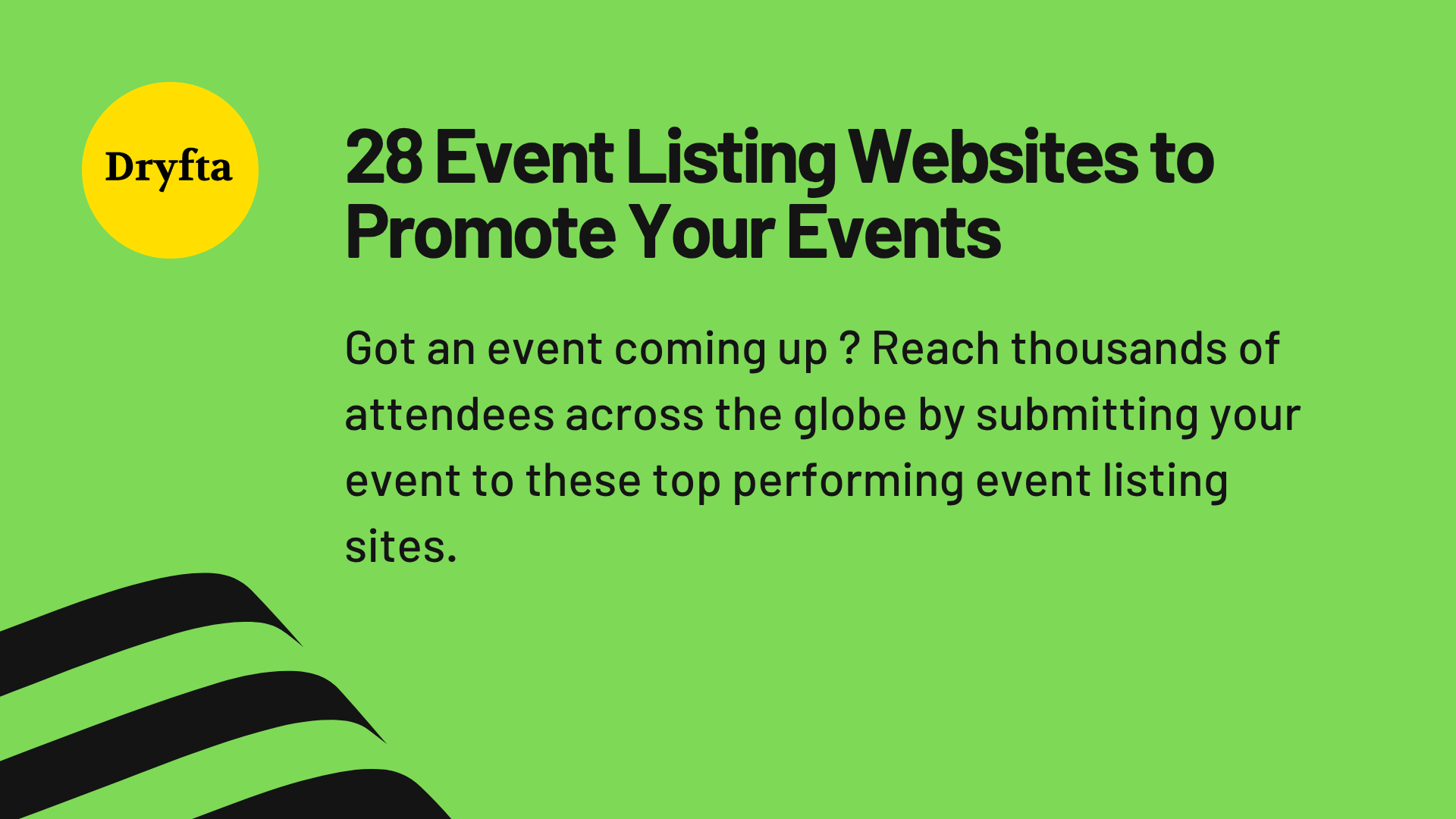 28 Event Listing Websites to Promote your Events