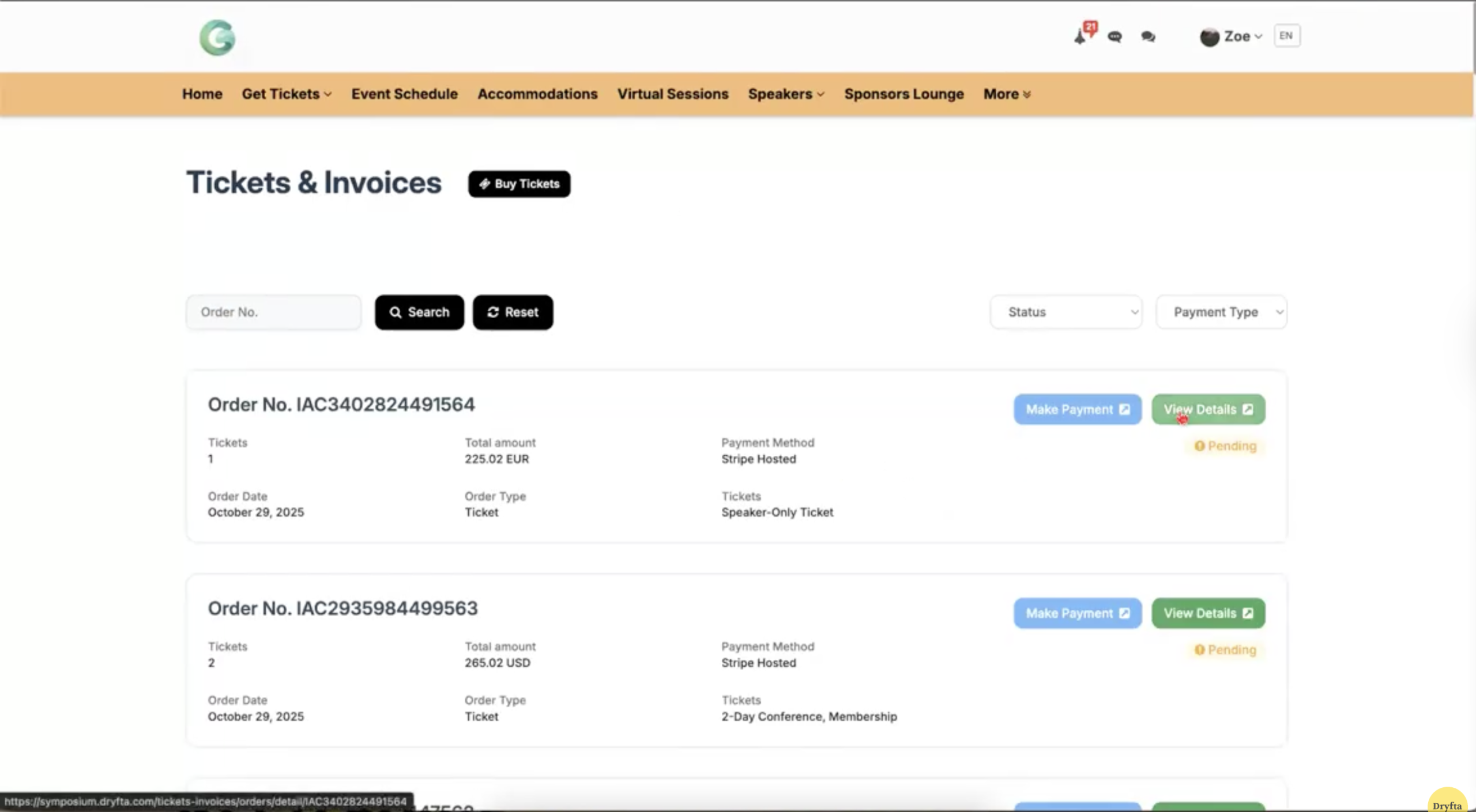 Tickets and Invoices