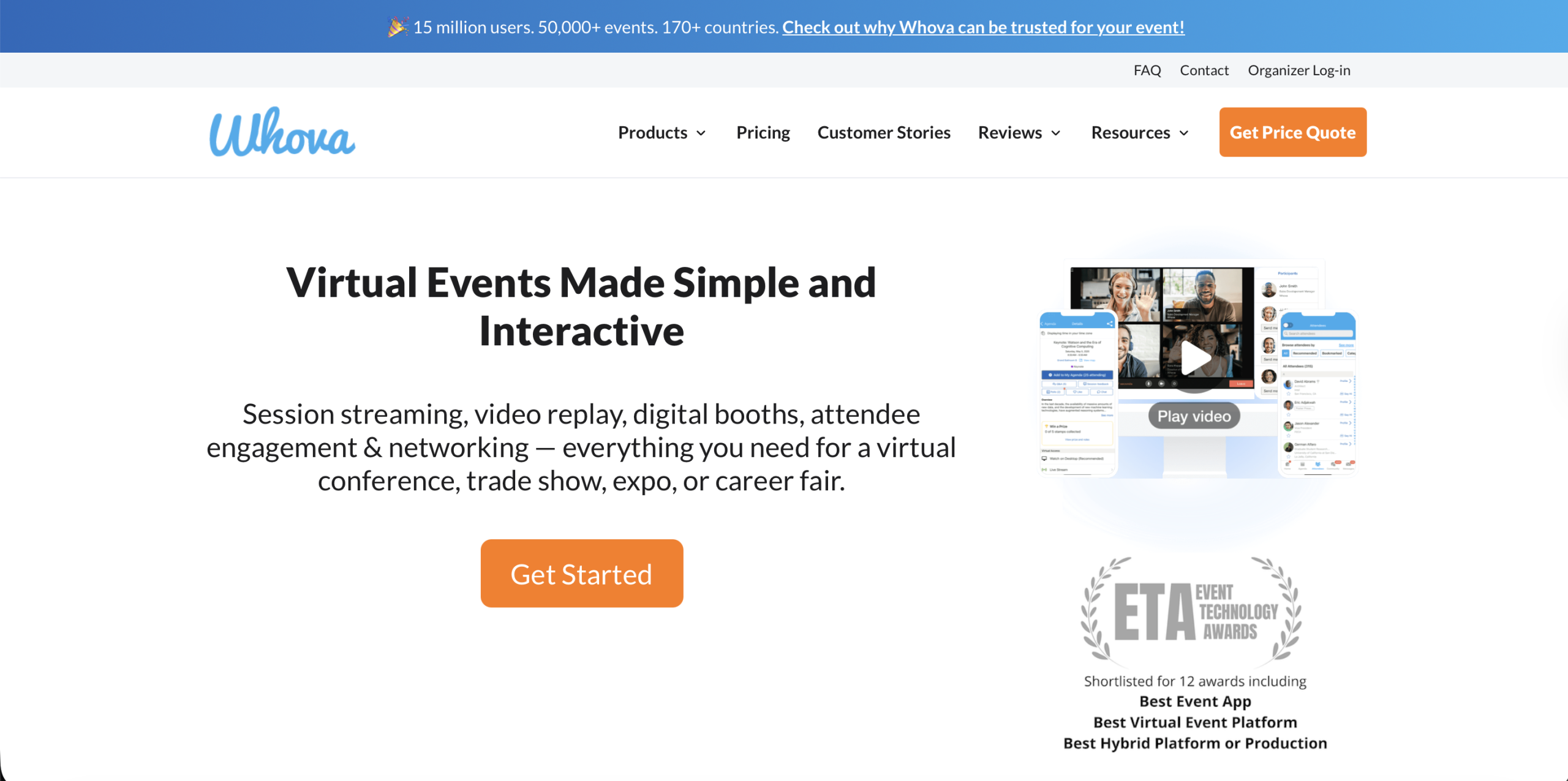Whova Virtual Event Platform
