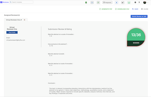 AI Virtual Reviewers