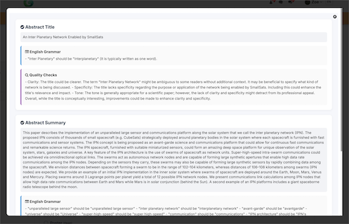 abstract Plagiarism Detection