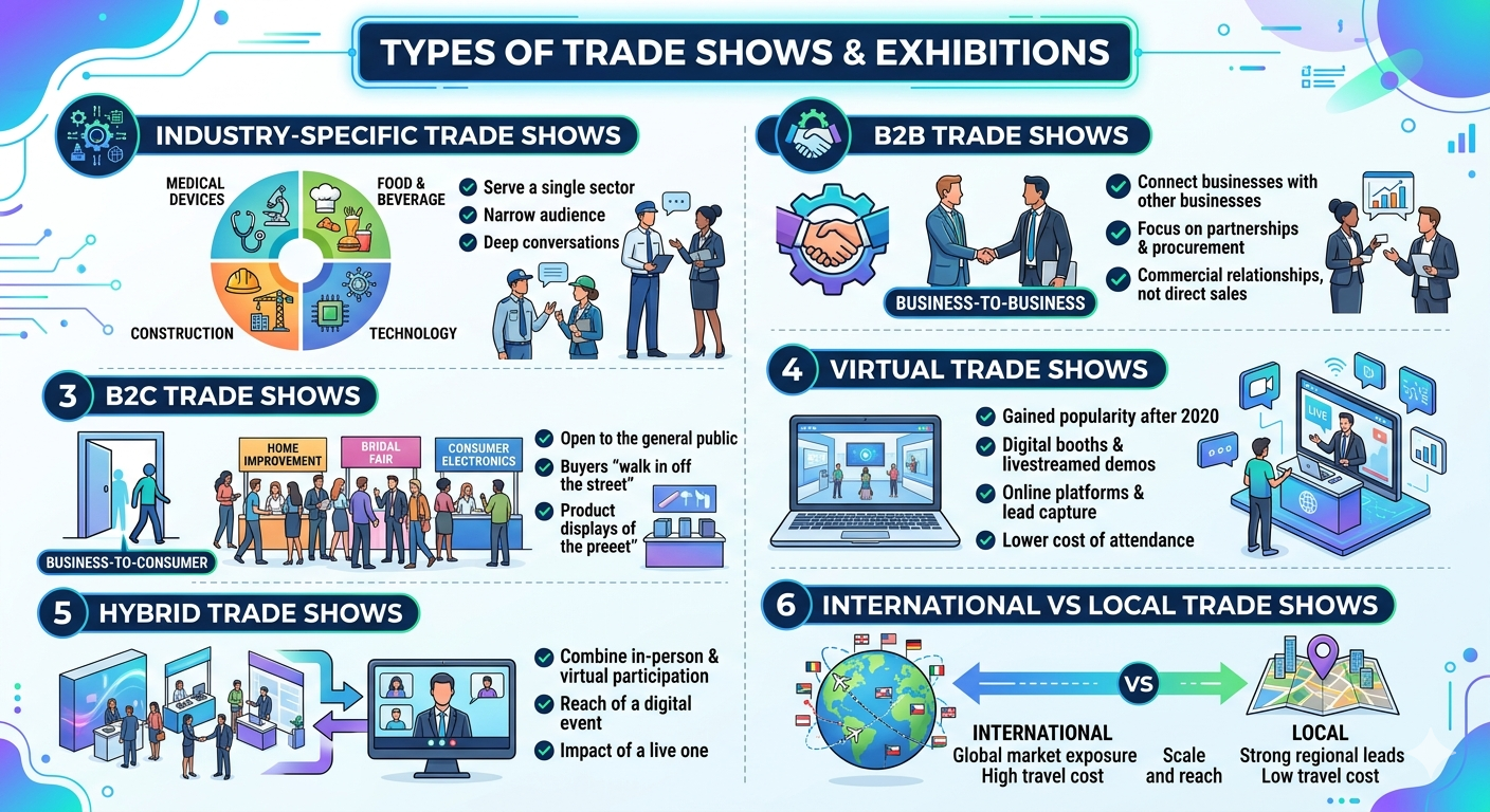 Types of Trade shows