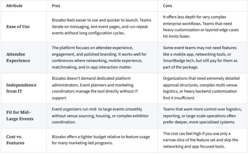 BIZZABO - PROS AND CONS