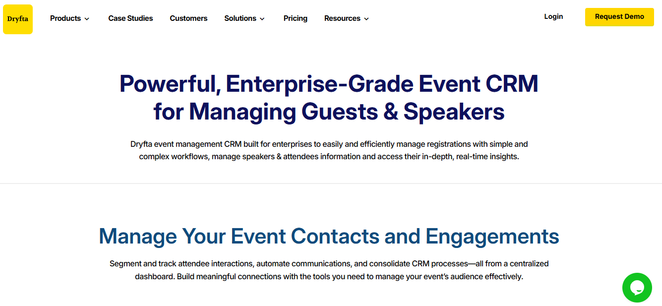 Enterprise-Grade Event CRM