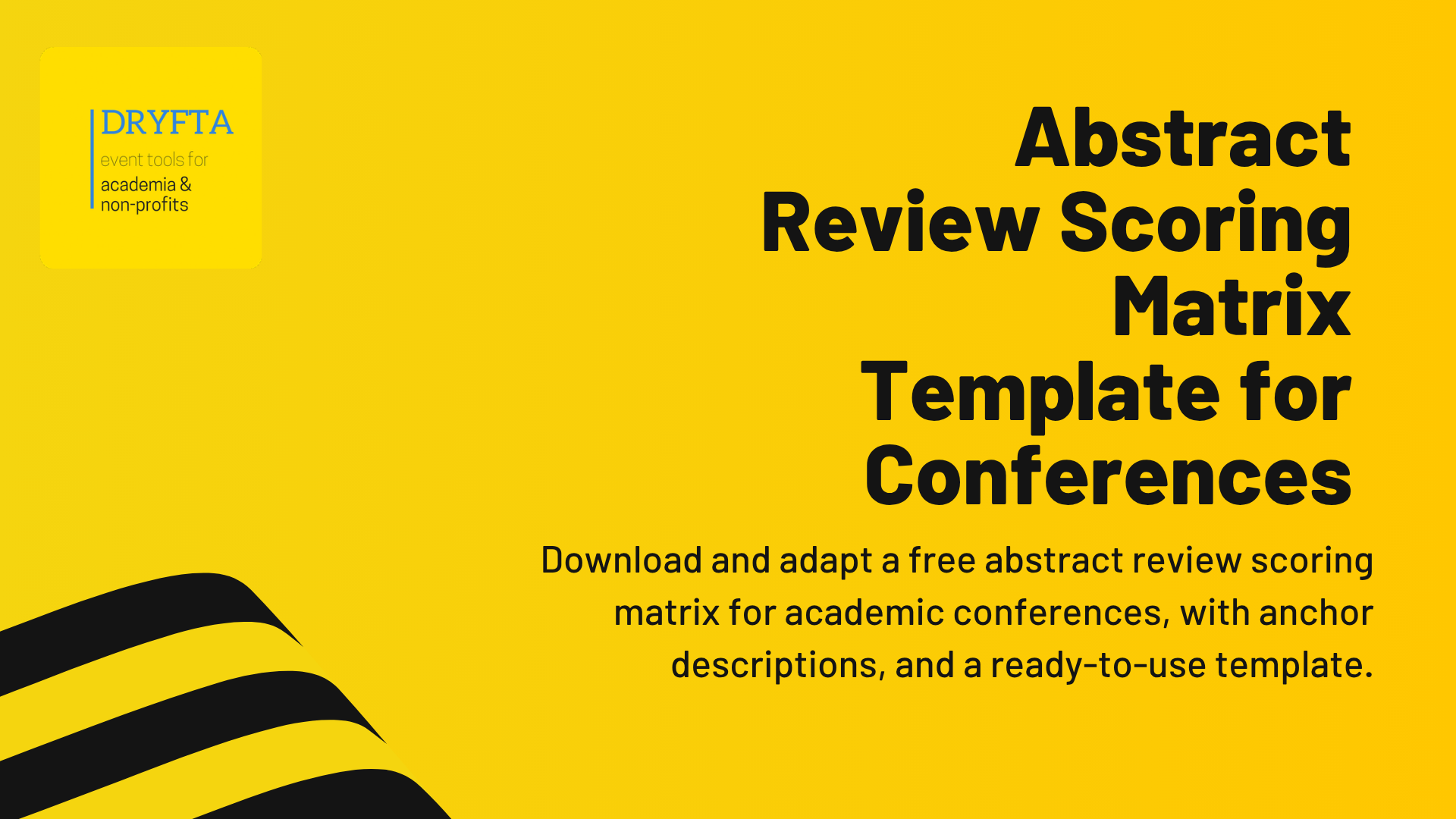 Abstract Review Scoring Matrix
