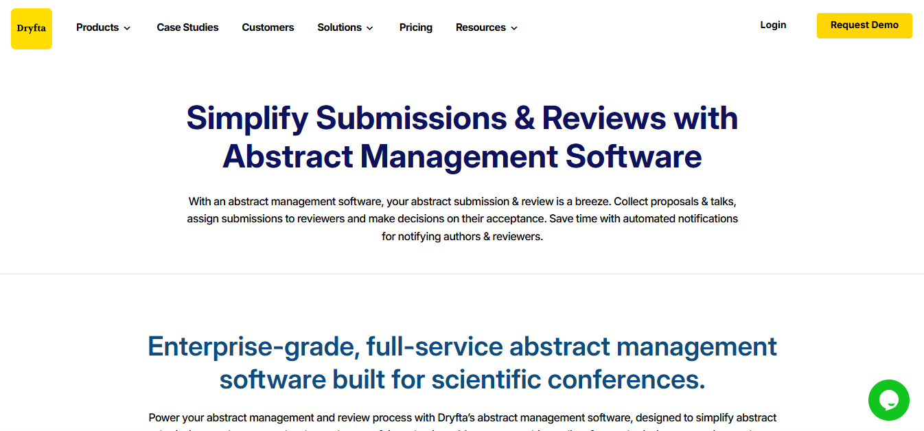 DRYFTA Abstract Management Software