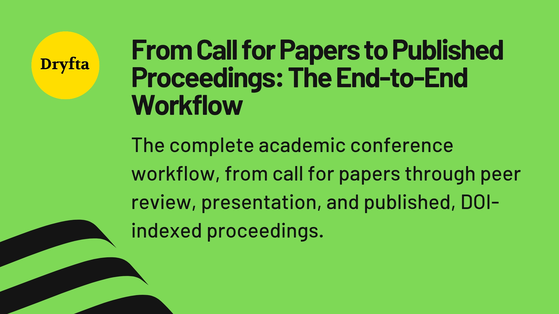 From Call for Papers to Published Proceedings: The End-to-End Workflow