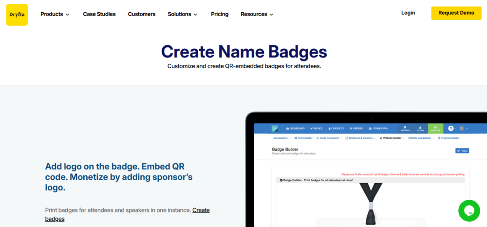 Dryfta badge builder