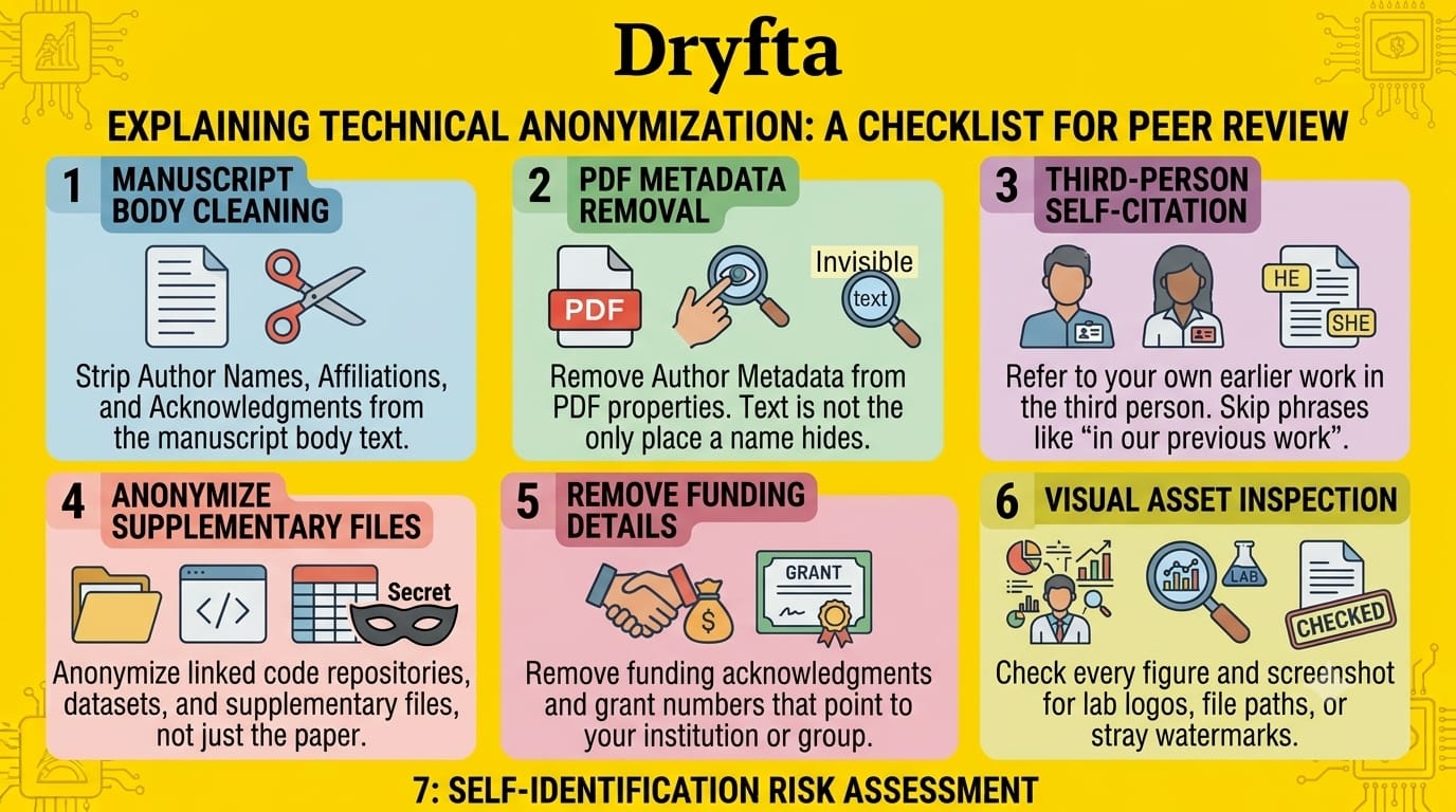 How to Actually Anonymize a Submission: A Technical Checklist