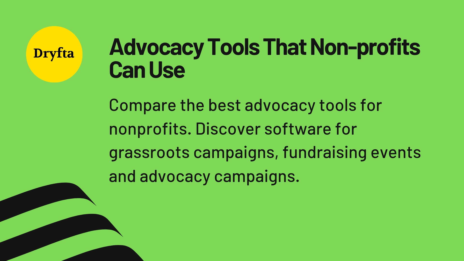 Advocacy Tools That Non-profits Can Use