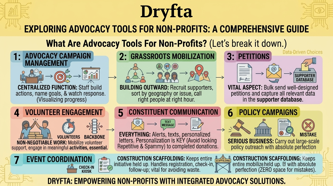 Advocacy tools for non-profits