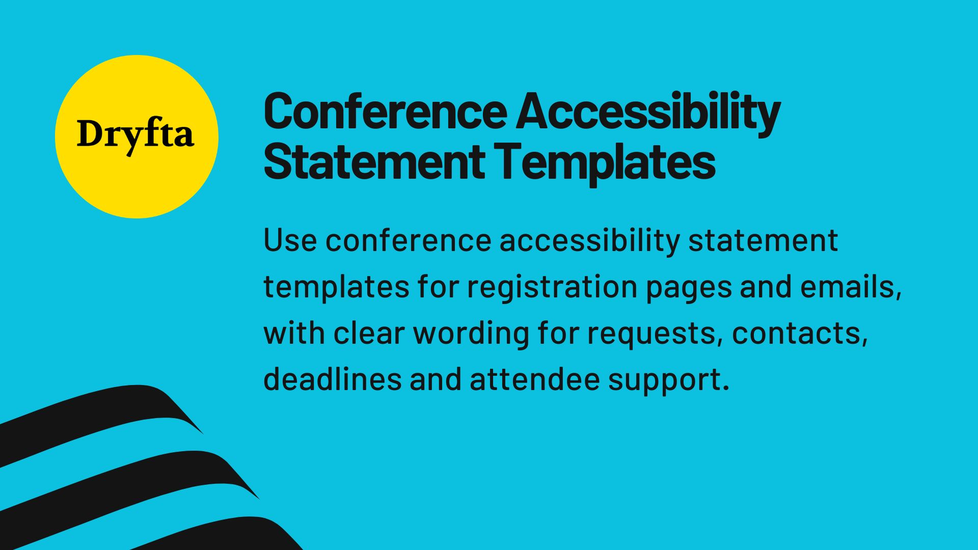 Conference Accessibility Statement Templates